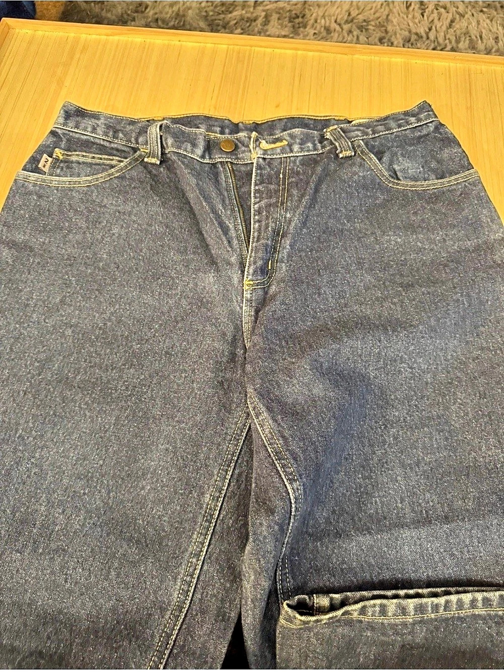Carhartt Flame-Resistant Denim Work Jeans Waist 36x32